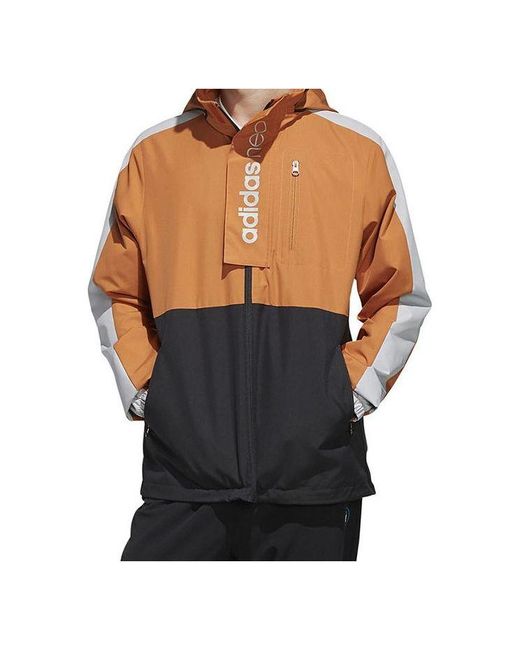 Adidas Blue Neo M Cs Wb 2 Detachable Splicing Sports Jacket for men