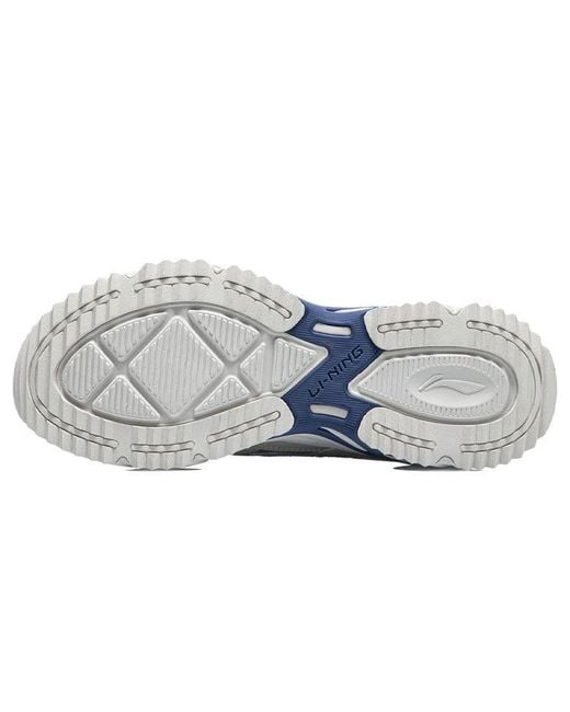 Li-ning Blue Retro Running Shoes for men