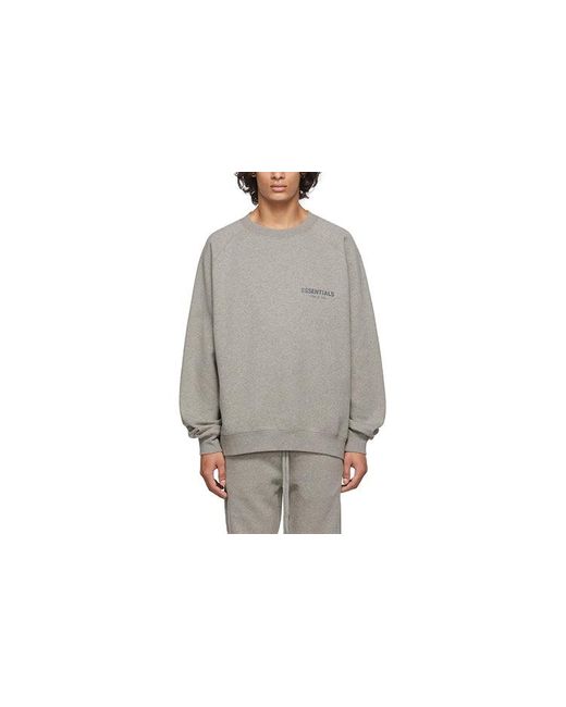 Fear Of God Gray Fw21 Pullover Crewneck Dark Heather for men