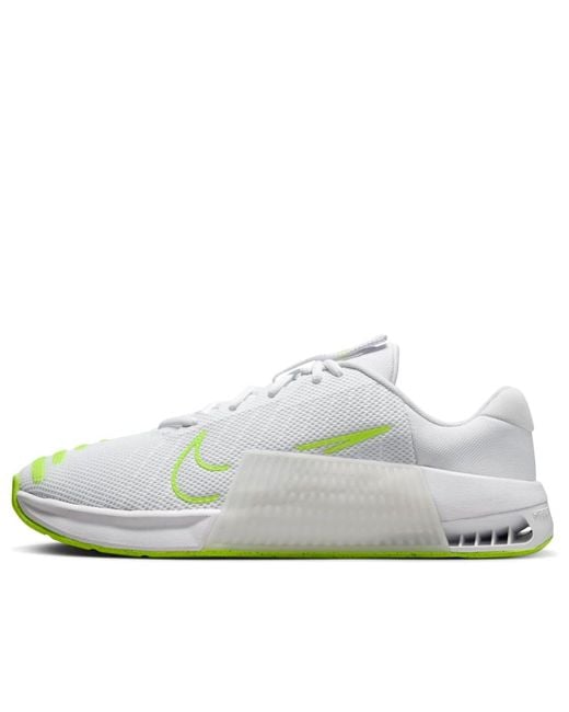 Nike White Metcon 9 Volt' for men