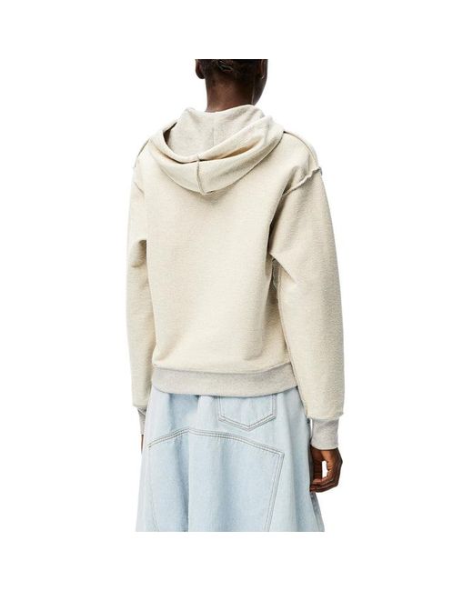 Loewe White (Wmns) Anagram Hoodie Melange'