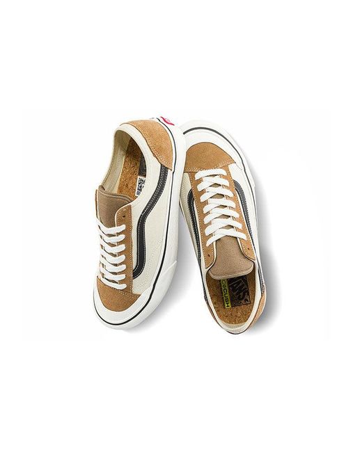 Vans White Style 136 Decon Vr3 Sf Casual Low Top Skateboarding Shoes for men
