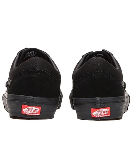 Vans Black Skate Old Skool 'Triple' for men