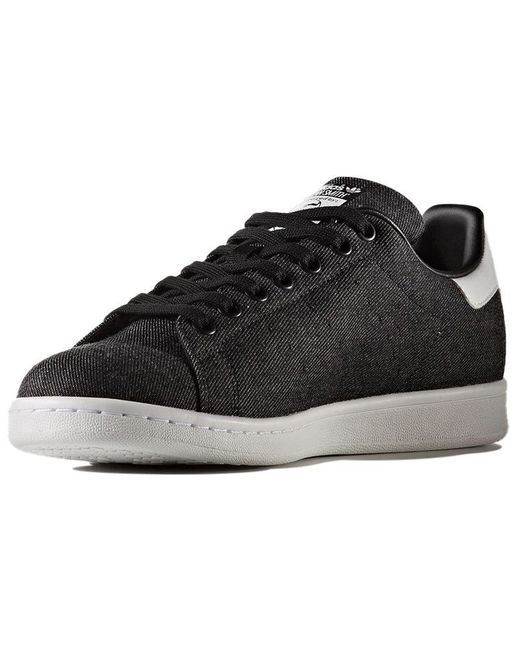 Adidas Black Originals Stan Smith Denim Abc for men
