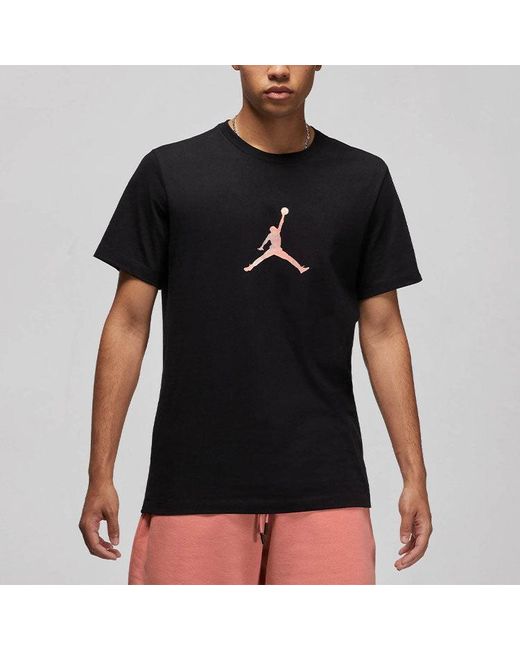 Nike Blue Sport Dna Solid Color Logo Alphabet Numeric Round Neck Short Sleeve for men