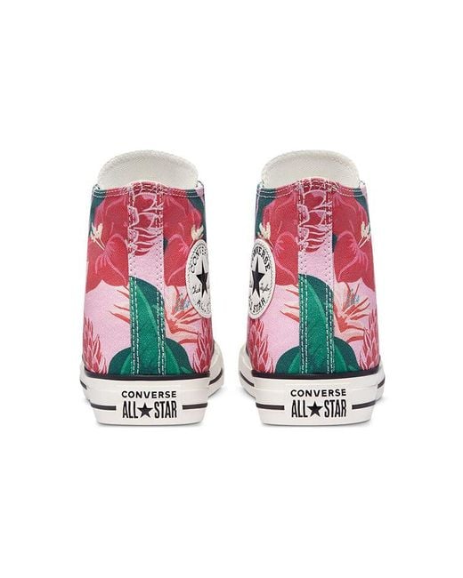 Converse Pink Chuck Taylor All Star High 'Jungle Scene for men