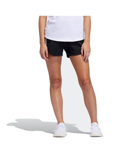 Adidas Black (Wmns) 3-Stripes Gym Shorts Asia Sizing