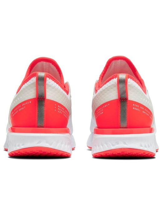 Nike White Odyssey React 2 Shield