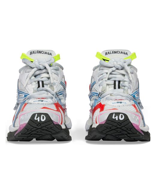 Balenciaga Blue Runner Sneakers Mesh And Nylon' for men