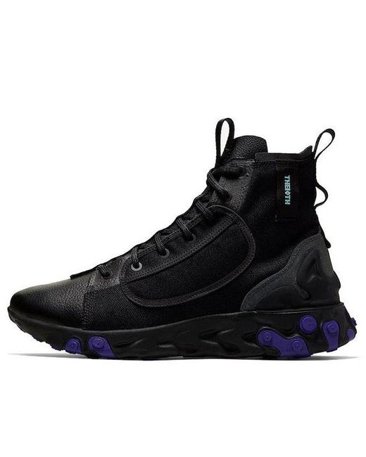 Nike Black React Ianga 'Anthracite' for men