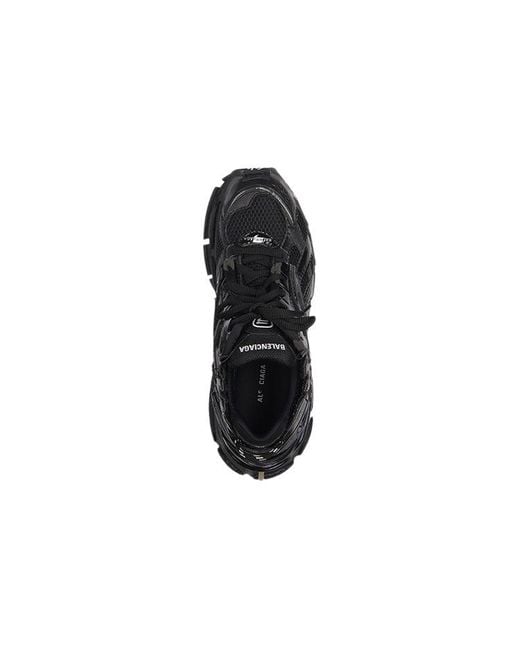 Balenciaga Black Runner Sneakers Mesh And Nylon' for men