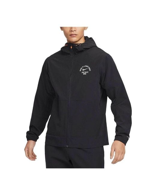 Nike Black Wellness Jacket for men