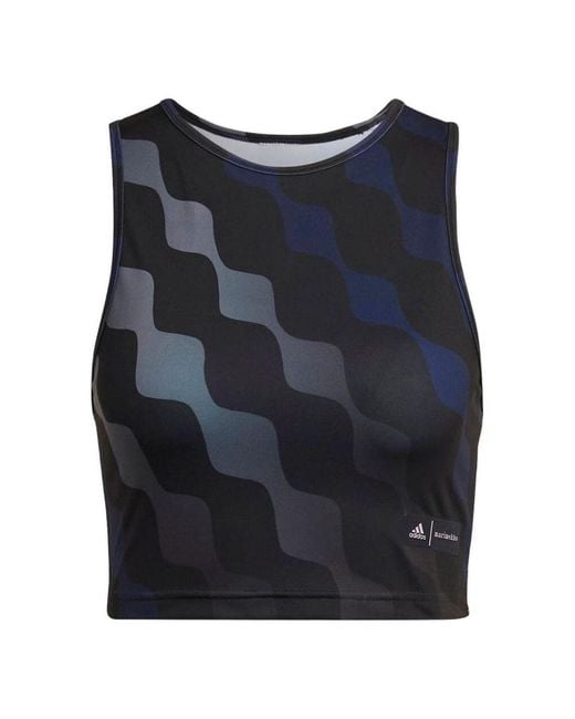 Adidas Blue (Wmns) X Marimekko Train Icons Print Tank Top