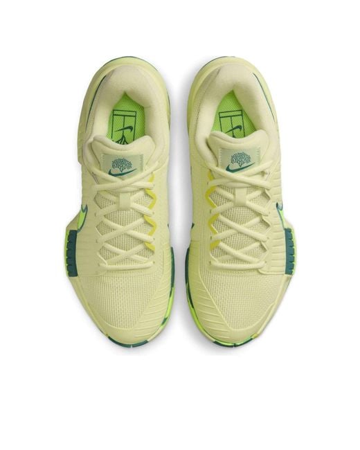 Nike Green Gp Challenge Pro Premium Hard Court Tennis Shoes
