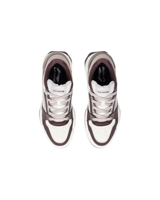 Li-ning White Ag Skate Shoes for men