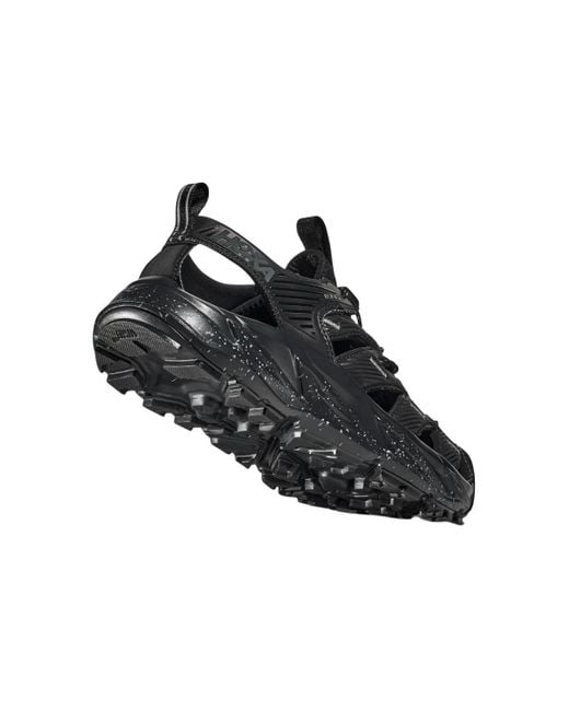 Hoka One One Black Hopara Sandal Castlerock' for men