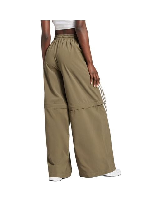 Adidas Green (Wmns) Adilenium Season 2 Oversized Zip-Off Track Pants Strata'