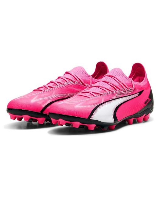 PUMA Pink Ultra Ultimate Mg Football Shoes for men