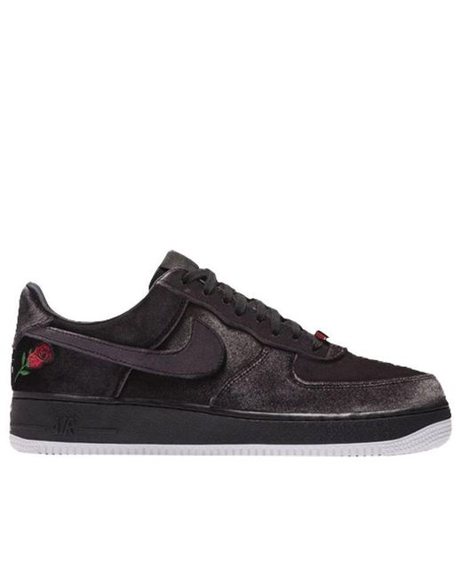 Nike Black Air Force 1 07 Qs 'Velvet Rose' for men