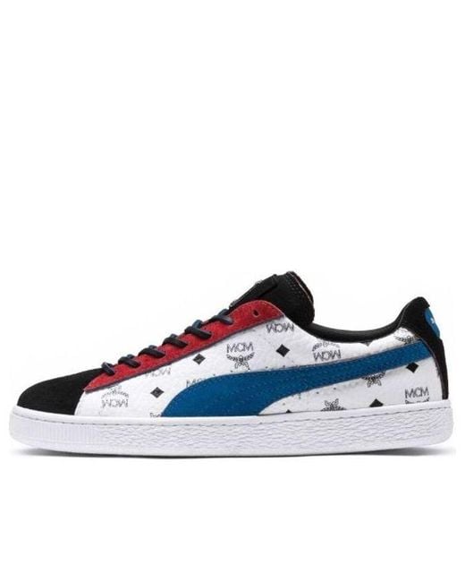 PUMA Blue Mcm X Suede Classic 'Mcm' for men