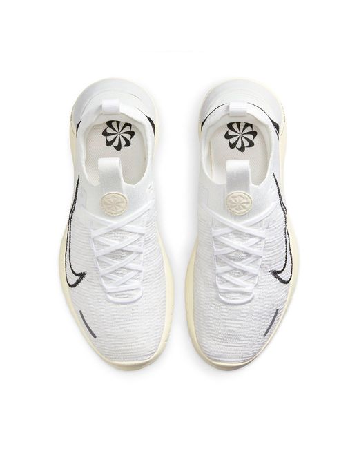 Nike White Free Rn Nn Road Running Shoes