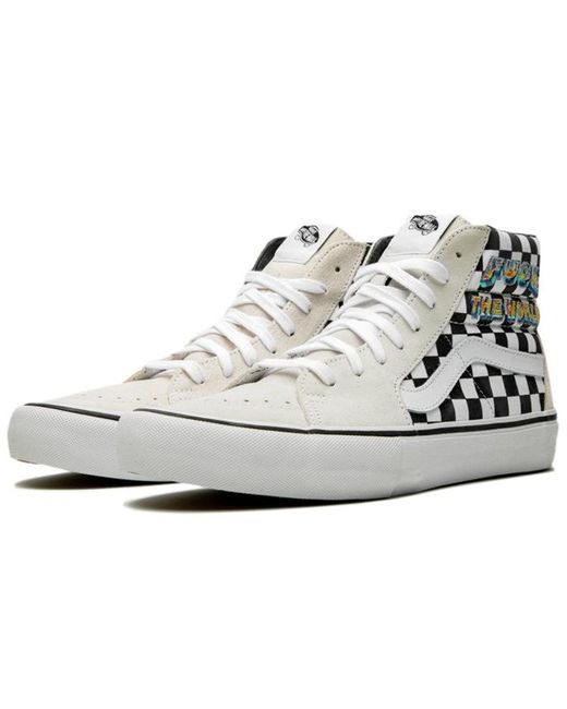 Vans Black Supreme X Sk8-Hi 'Fuck The World for men