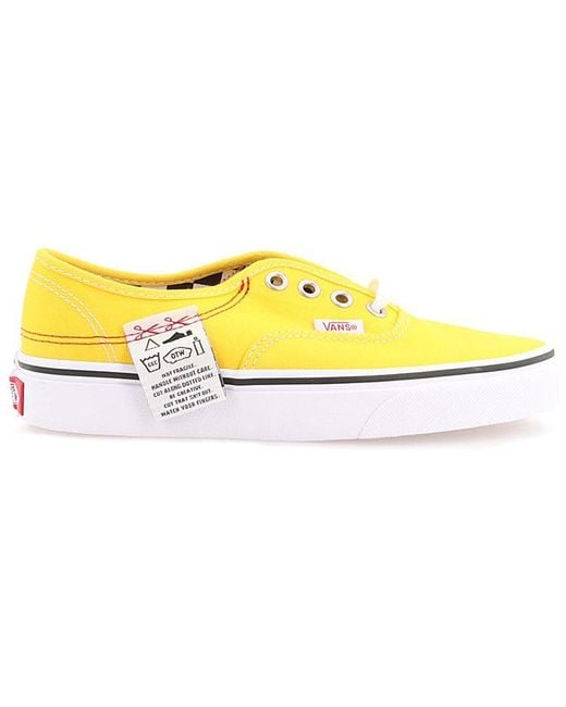 Vans Yellow Diy Authentic Hc Skate Sneakers Low Shoes for men