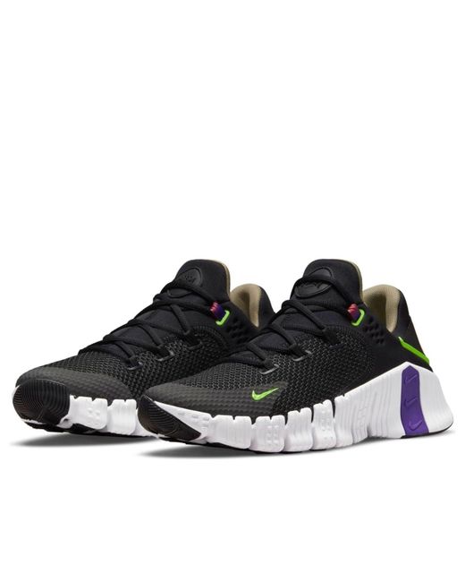 Nike White Free Metcon 4 Electric' for men
