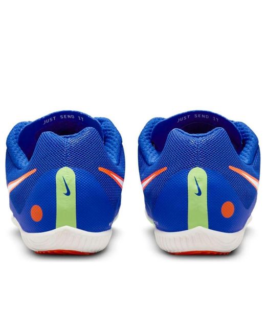 Nike Blue Air Zoom Rival Multi Spikes 'Race' for men
