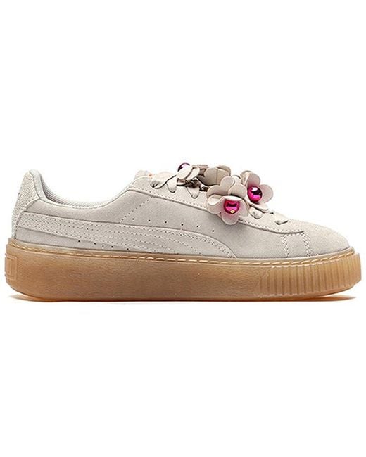 PUMA White (Wmns) Platform Flower Tassel