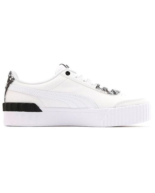 PUMA White (Wmns) Carina Lift Casual Shoes For