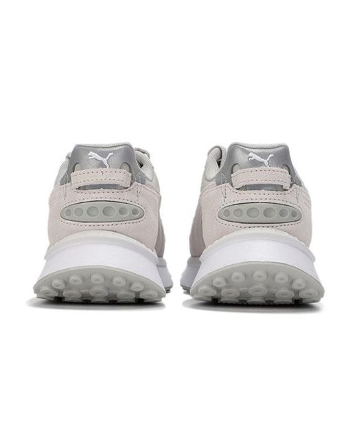 PUMA White Wild Rider Pickup Sport Shoes for men