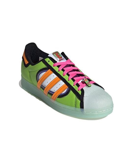 Adidas Green The Simpsons X Superstar 'Squishee' for men