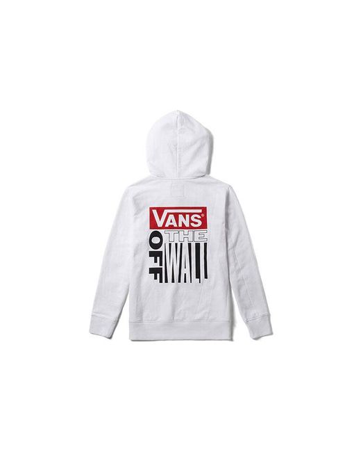 Vans White Back Printing Pattern Casual Couple Style for men