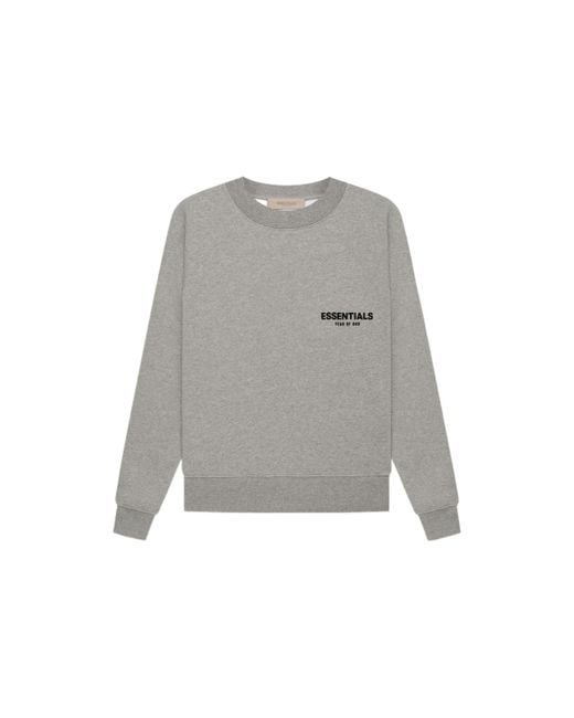 Fear Of God Gray Fw22 Crewneck 'Dark Oatmeal' for men