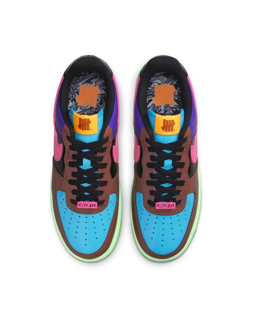 Nike Blue X Undefeated Air Force 1 Low 'Multi-Patent Prime' for men