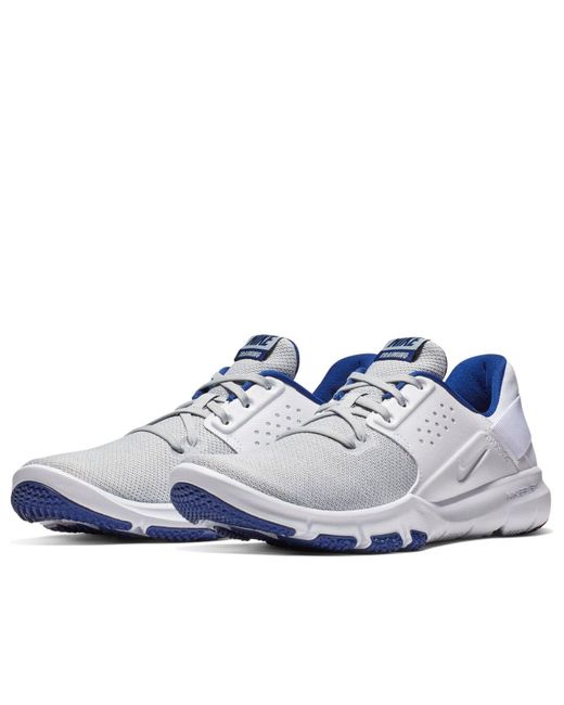Nike White Flex Control 3 'Wolf Deep Royal' for men