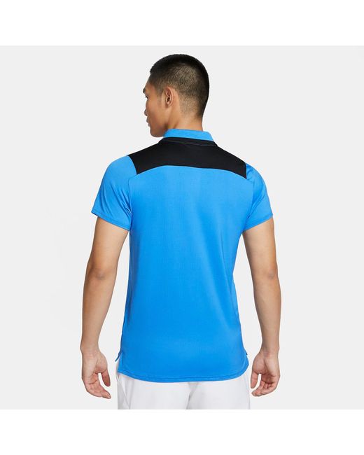 Nike Blue Court Advantage Dri-Fit Polo Shirt for men