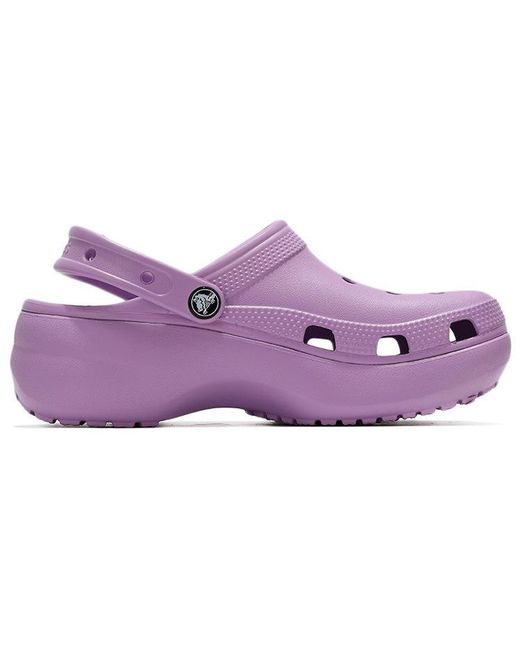 CROCSTM Purple (Wmns) Classic Clouds Retro Beach Shoe