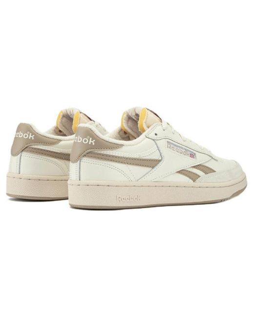 Reebok White Club C Revenge Vintage 'Off- Taupe' for men