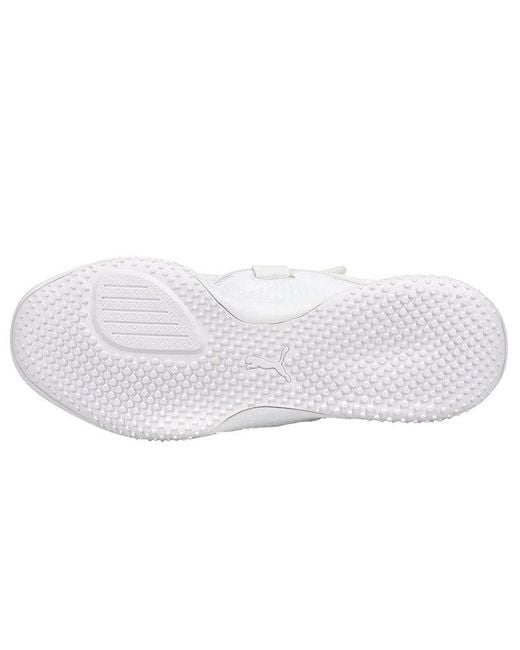 PUMA White Mostro Lace Up for men