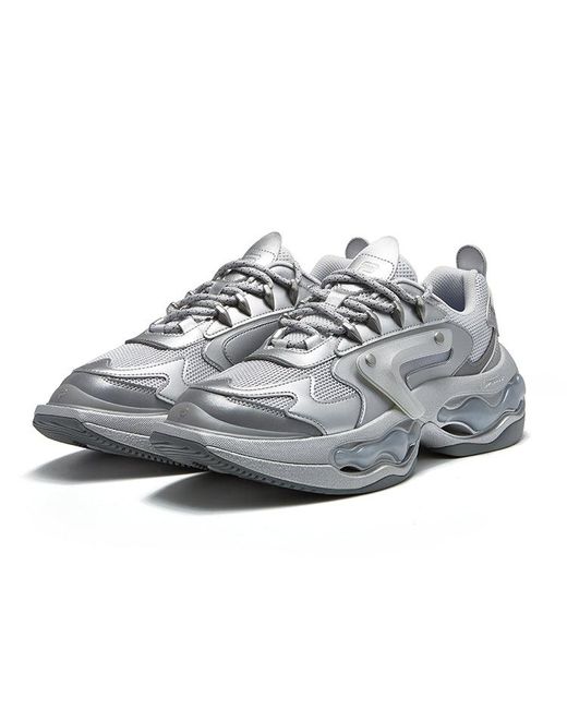 Fila Gray Vintage Daddy Shoes for men