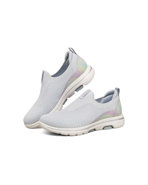 Skechers White (Wmns) Go Walk