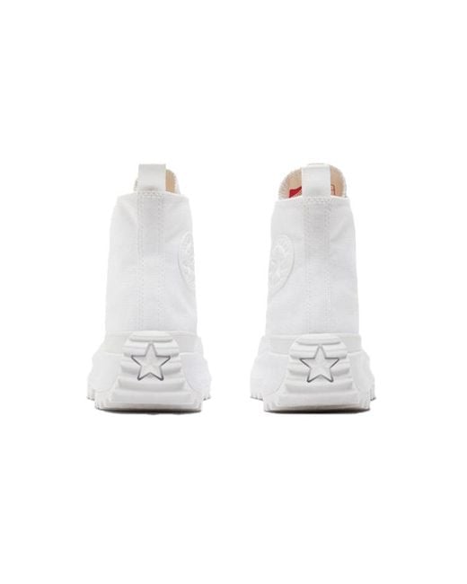 Converse White Run Star Hike High 'Triple' for men