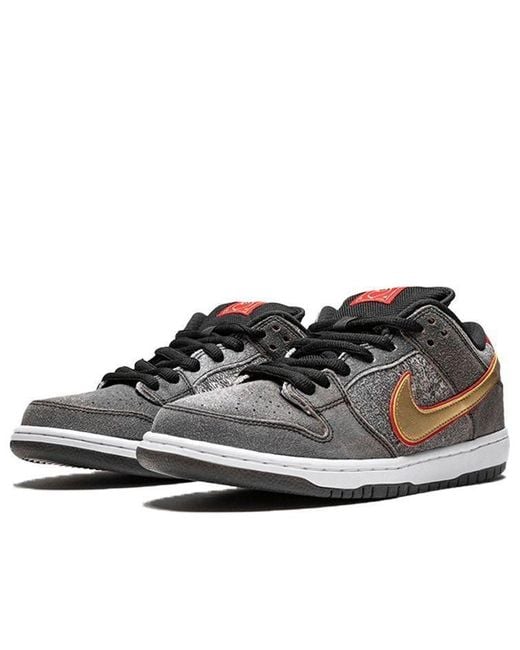 Nike Brown Sb Dunk Low Premium Qs 'Beijing' for men