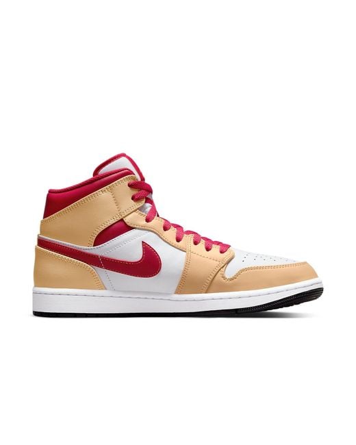 Nike Red 1 Mid 'Light Curry Cardinal' for men