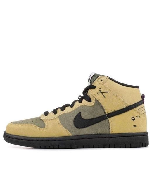 Nike Brown Sb Dunk High Premium 'Chrome Ball' for men