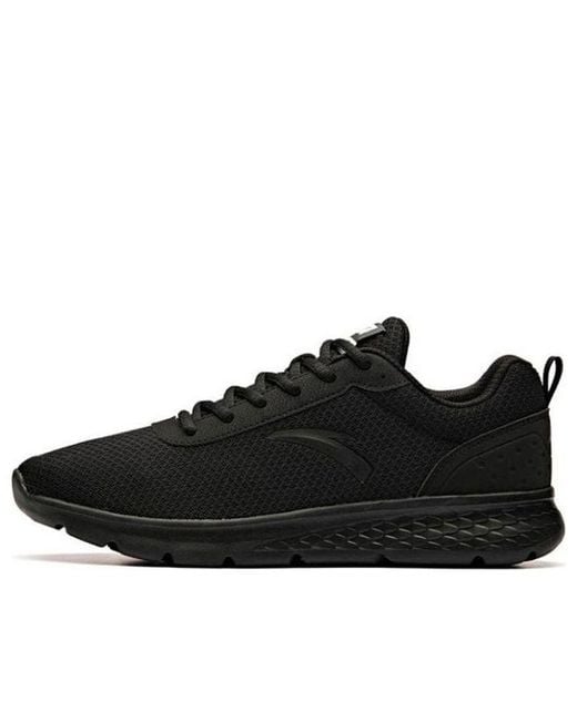 Anta Black Running Series Sneakers 'Pure' for men