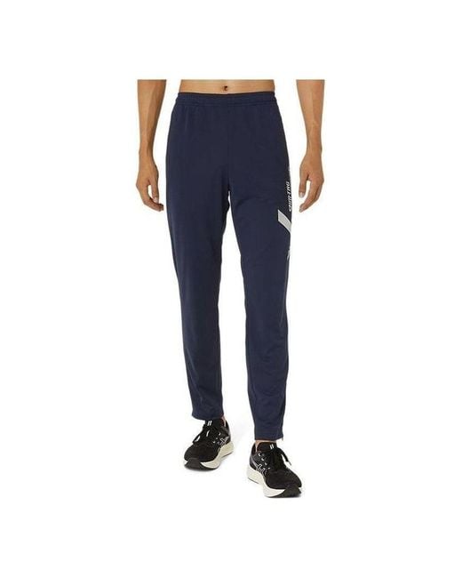 Asics Blue A-I- Dry Stretch Knit Pants 'Midnight' for men