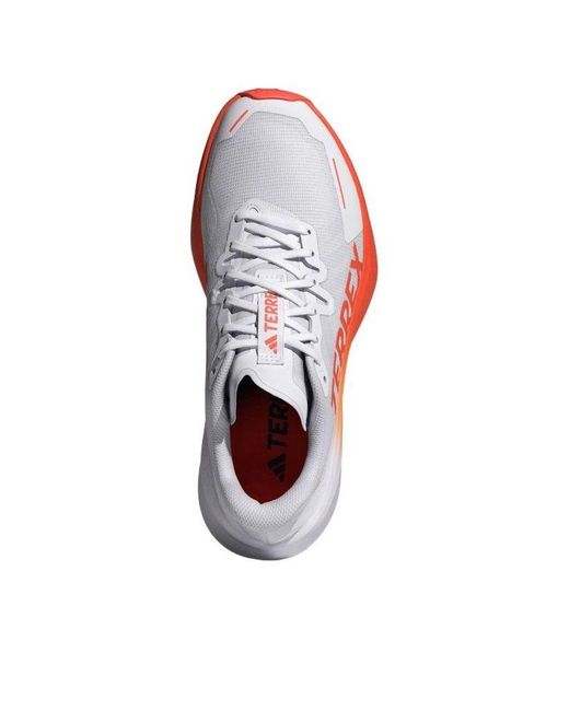 Adidas White Responsive Lightstrike Trail Running Shoes